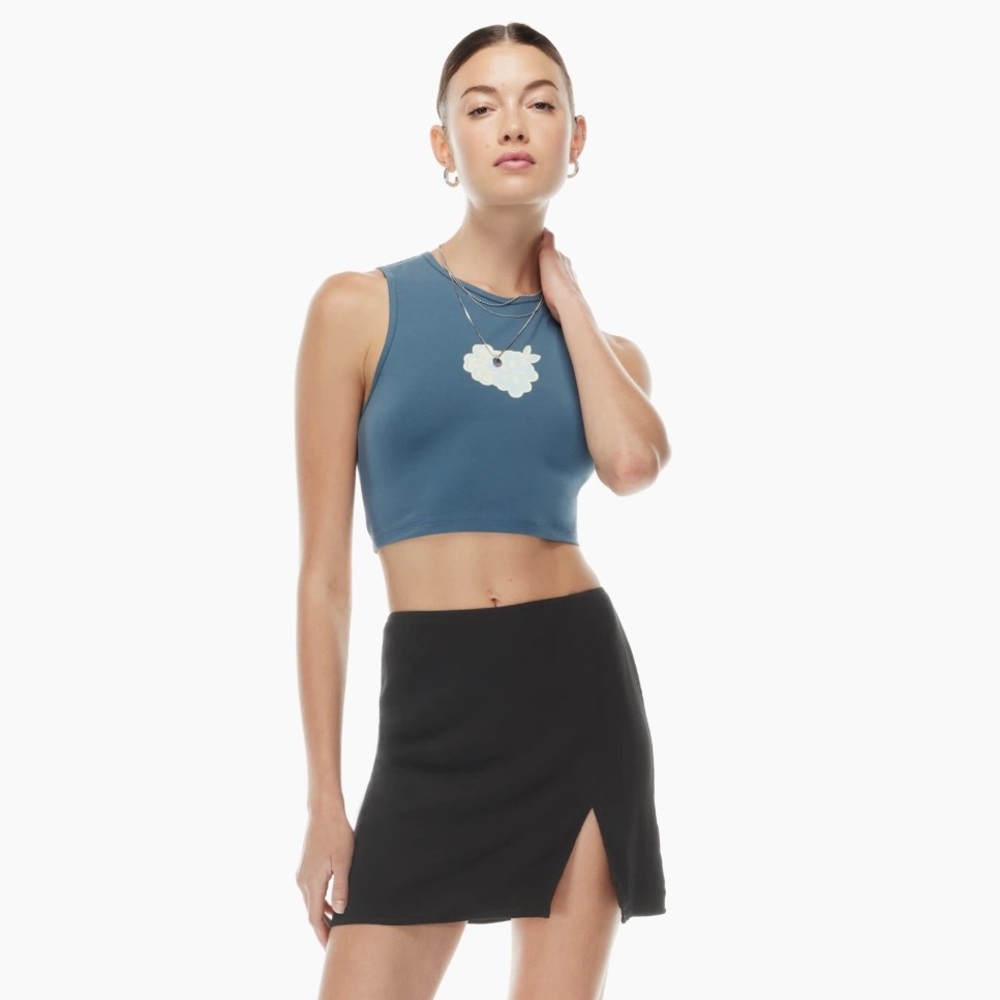 Aritzia Sunday Best Tatiana Skirt in Chocolate Sorbet